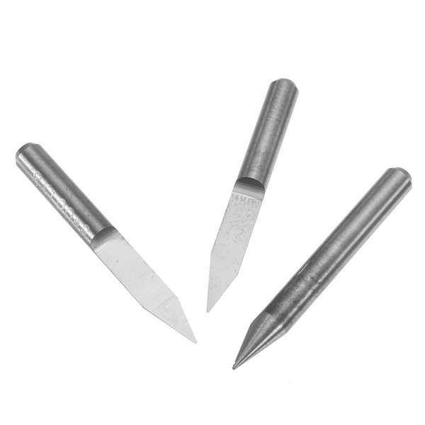 10pcs 3.175mm Shank 30 Degree Cutter 0.3mm V-shape Carbide PCB Engrav