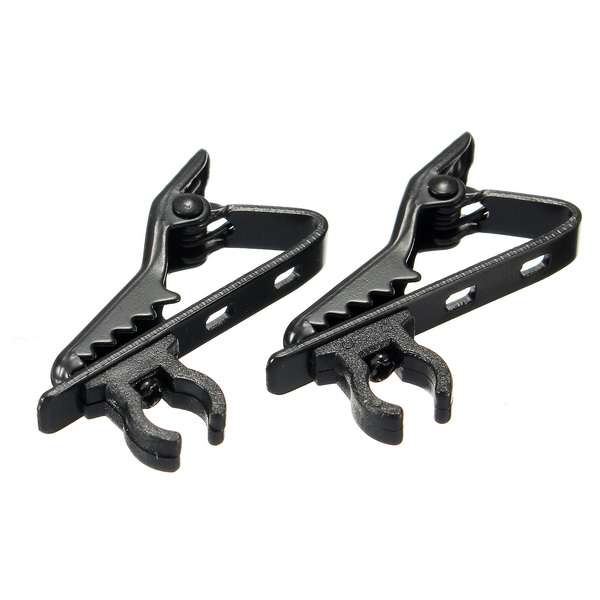 AriMic Dual-Head Clip on Lapel Microphone Recording Mic