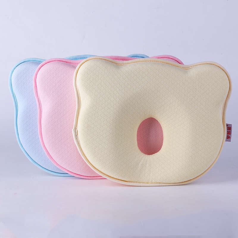 Baby Pillow Infant Toddler Sleep Positioner Anti Roll Cushion Flat Head Prot