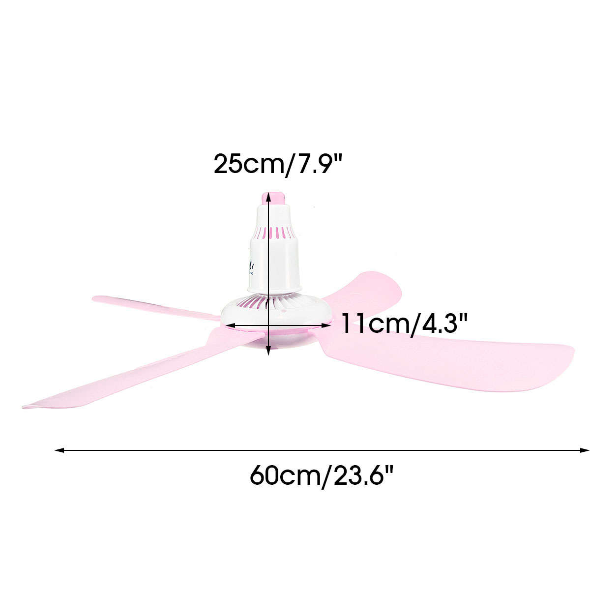 15W 4 BLADES MINI CEILING COOLING FAN PORTABLE FAN 220V 800MM