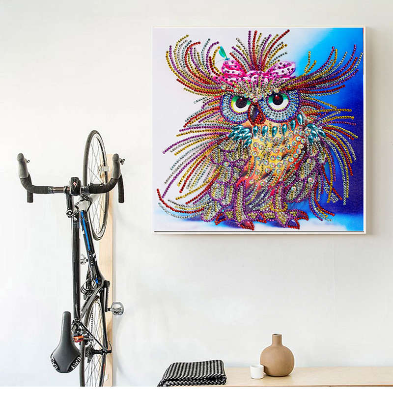 New 5D DIY Owl Pictures Diamond Paintings Beautiful Diamond Painting Cross Stitch Animals Decor
