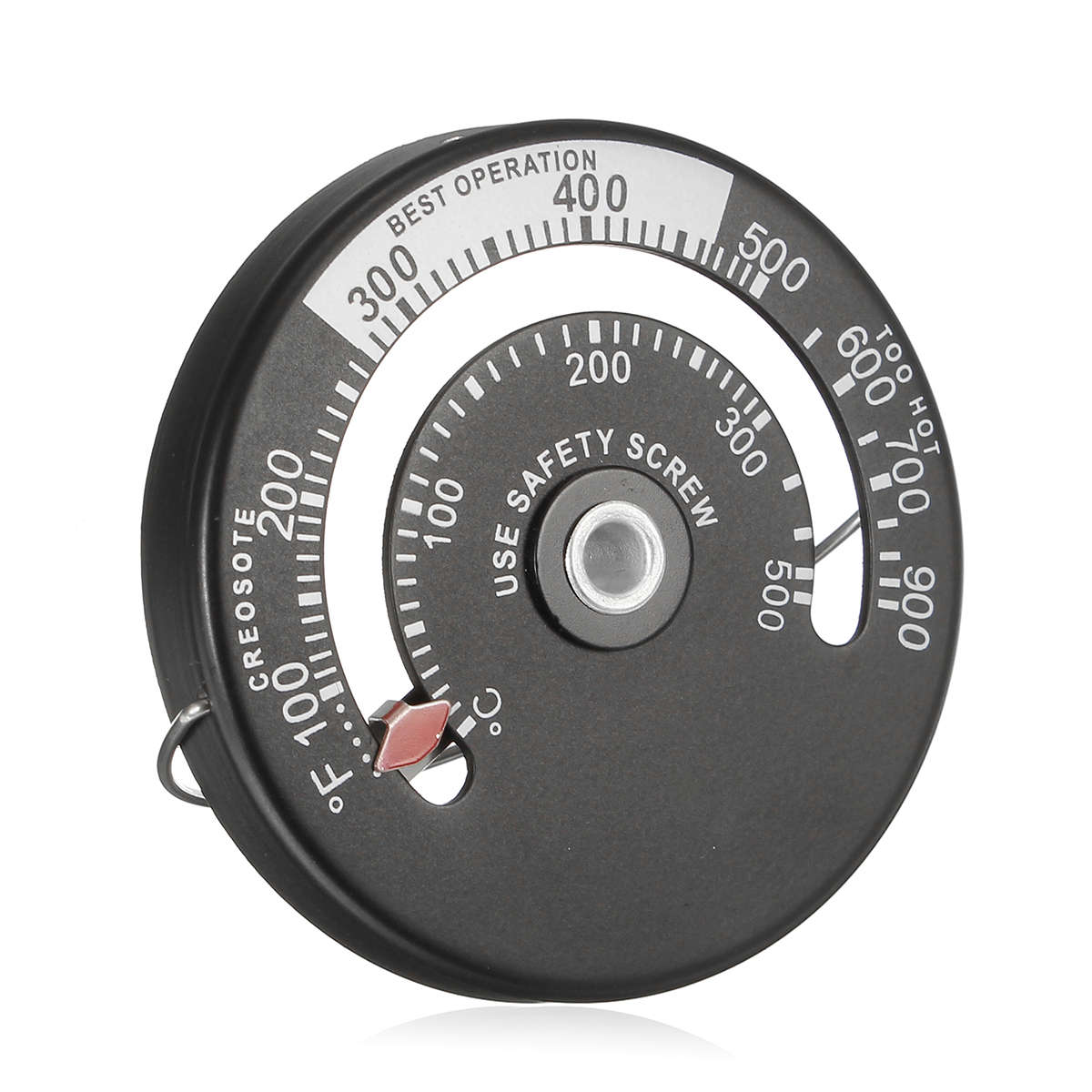 500 900 Burner Stove Fireplace Thermometer Furnace Barbecue Temperature Gauge