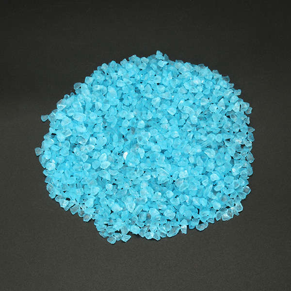 60g DIY Micro Landscape Colroful Glass Stone Decoration Garden Succulent Plants Flo... (COLOR: BLUE)