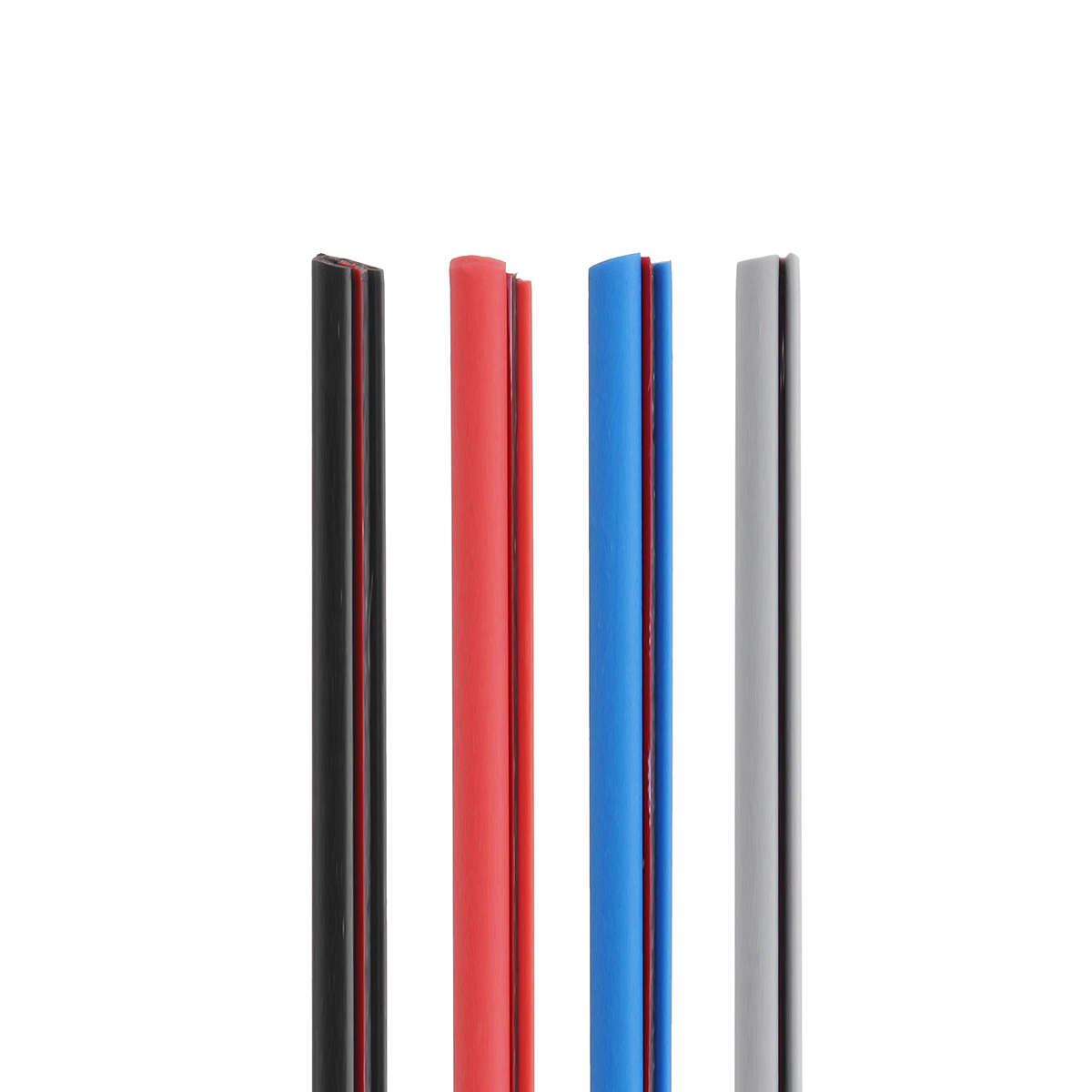 5m Black/Blue/Red/Grey Rubber Car Door Edge Protector Anti-Collision Strip Seal Trim Molding Guard