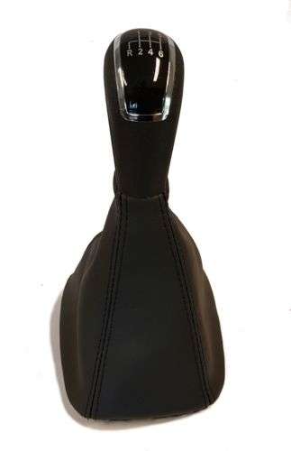6 Speed Gear Stick Shift Knob Gaiter Cover For Mercedes C Class W203