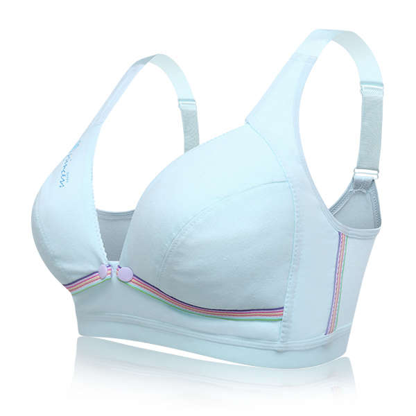 Soft Comfy Adjustable Nursing Bras (COLOR: BLUE | SIZE: L)