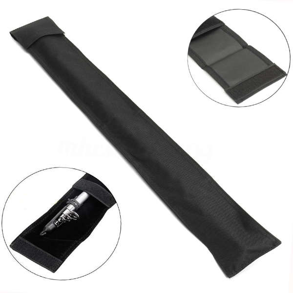 45 Inch (115cm) Black Pool Cue Bag for 3/4 Billiard Stick Storage