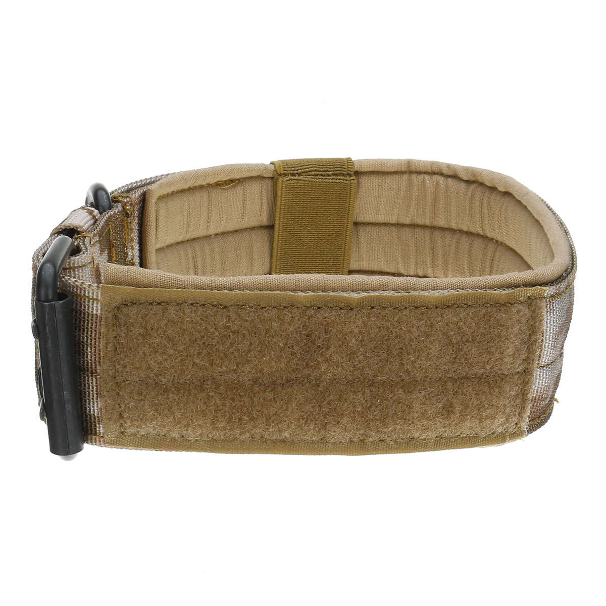 ical Military Adjustable Dog Training Collar Nylon Leash w/Metal Buckl