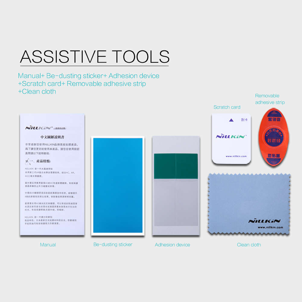 Nillkin Clear HD Screen Protector With Rear Camera Lens Protector For Samsung Galaxy A7 2018 -