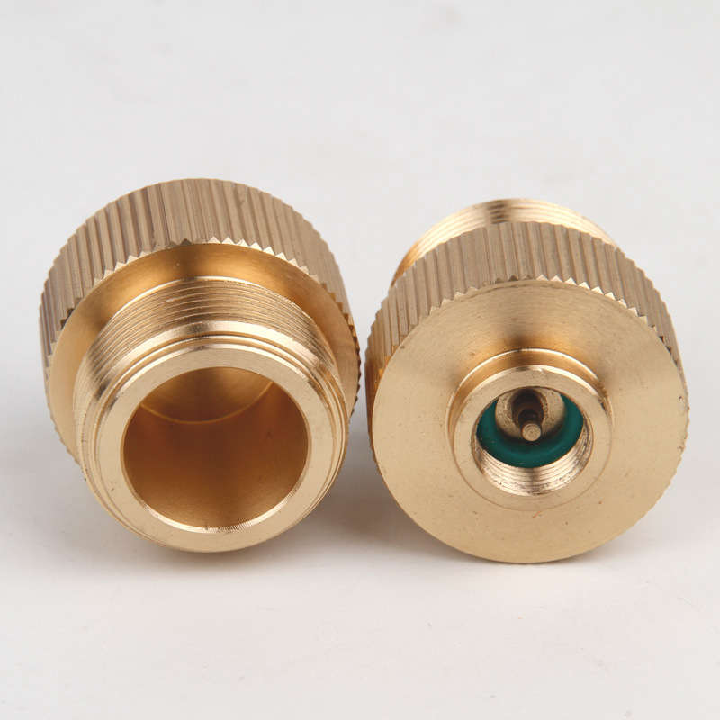 IPRee Camping Cooking Stove Converter Copper Propane MAPP Gas Regulator Valve Adapter