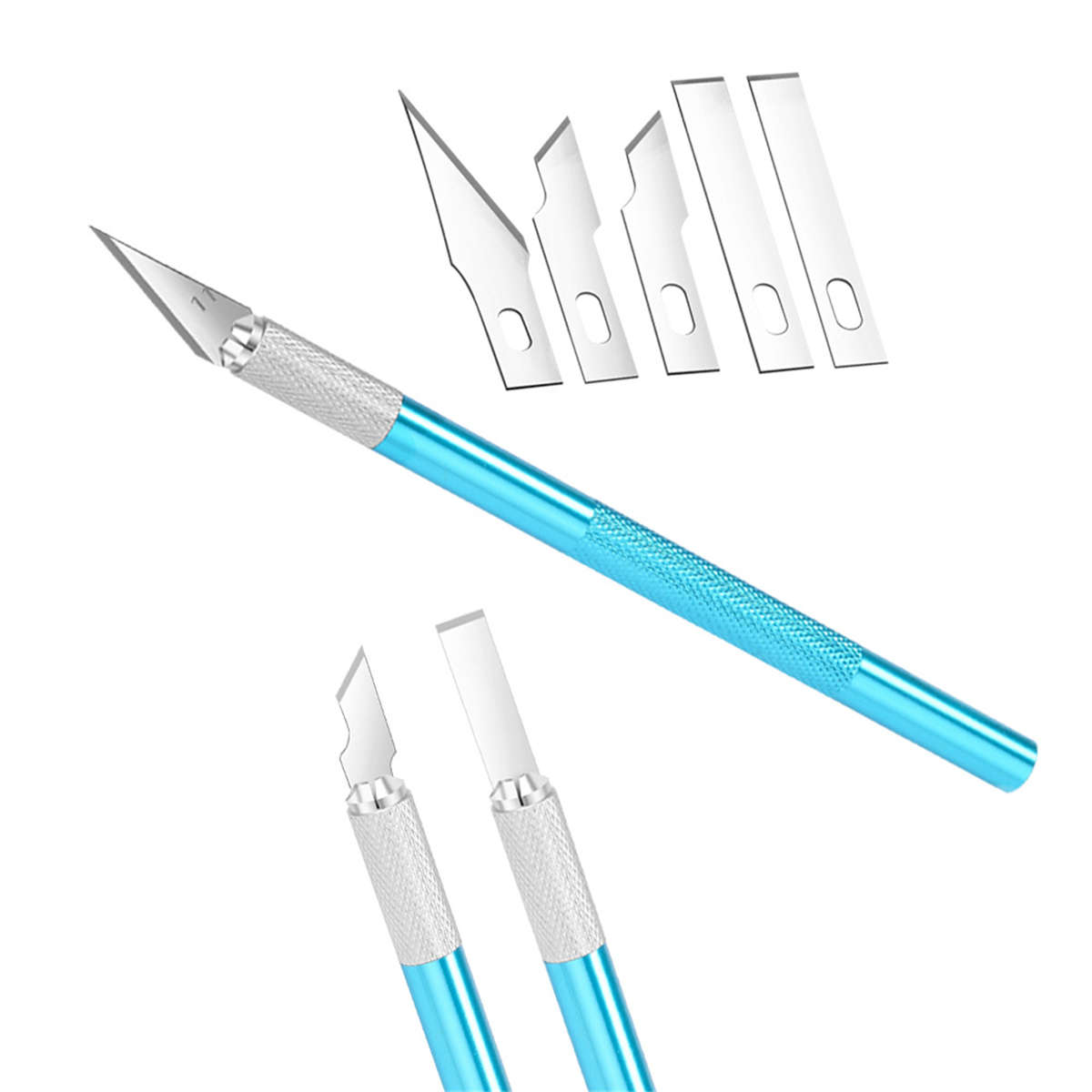 48Pcs 60W 110V/220V Adjustable Temperature Solder Iron Tool Kit Carving Pyrography