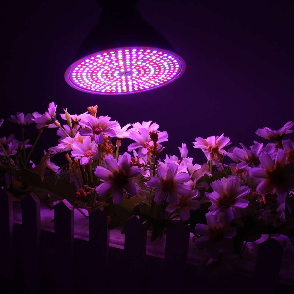 290 LED Grow Light E27 Bulb Full Spectrum Indoor Plant Growing Lamp Hydroponic System for Seeds