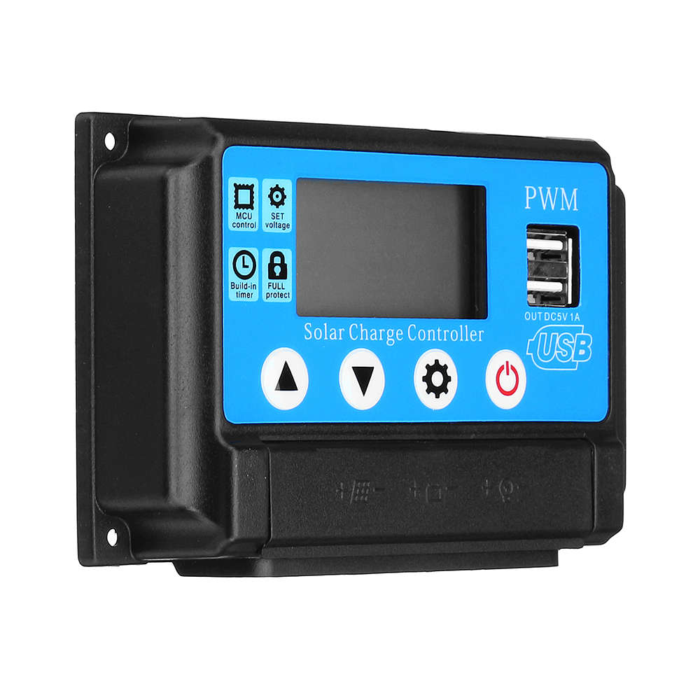 10/20/30/40/50A 12V 24V Auto Solar Panel Solar Charge Controller Battery Cha