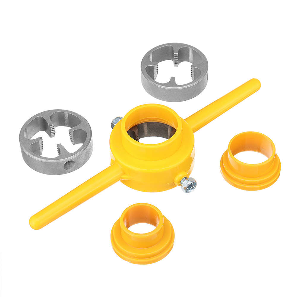 6pcs NPT Die Set PVC Thread Tool Maker 1/2 3/4 1 Inch PVC Pipe Threader Screw Die