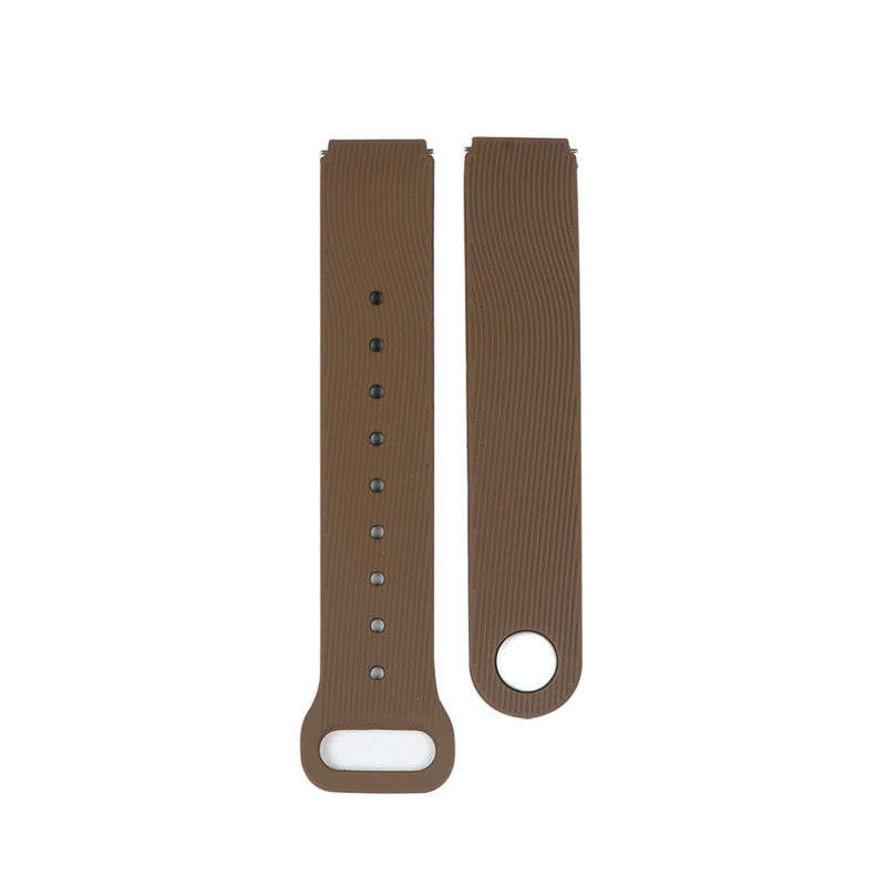Silicone Watch Band Replacement for Huawei TalkBand B3 (COLOR: BROWN)