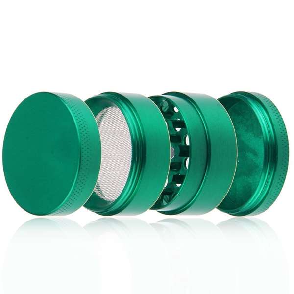 4 Layer Alloy Herb Grinders Green Tobacco Crusher Hand Muller Grinder