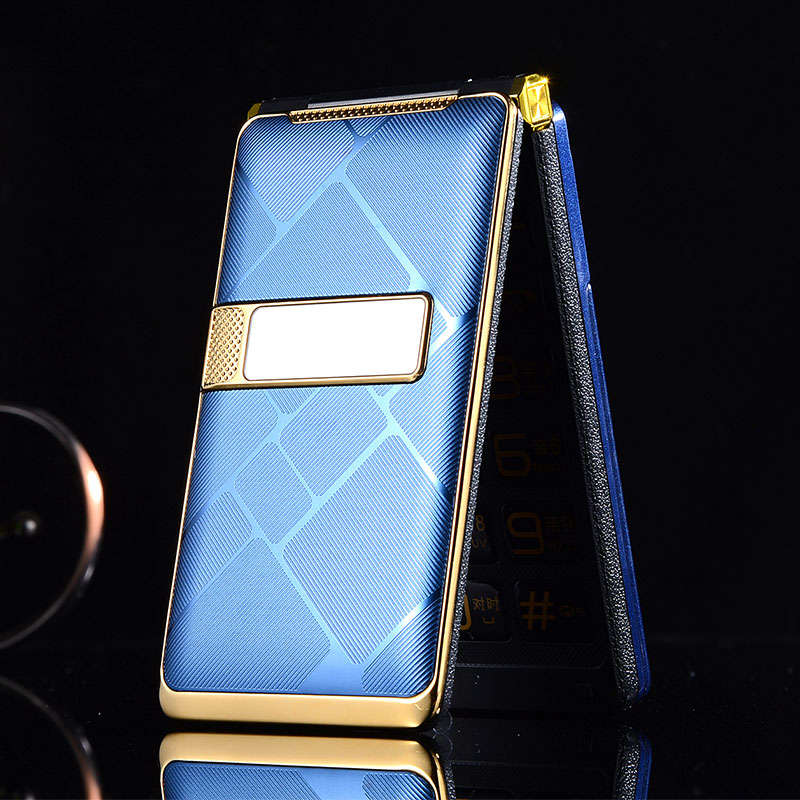 BLT610 2.6'' 2800mAh Touch Screen Dual Screen Dual SIM FM Flashlight Long Standby Flip Feature Phon