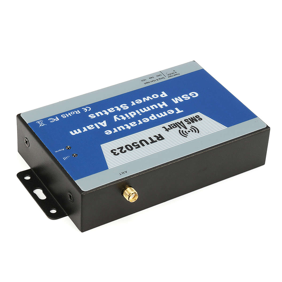 RTU5023 GSM Alarm SMS Alert Remote Temperature Humidity Monitoring Timer Control Power Status -