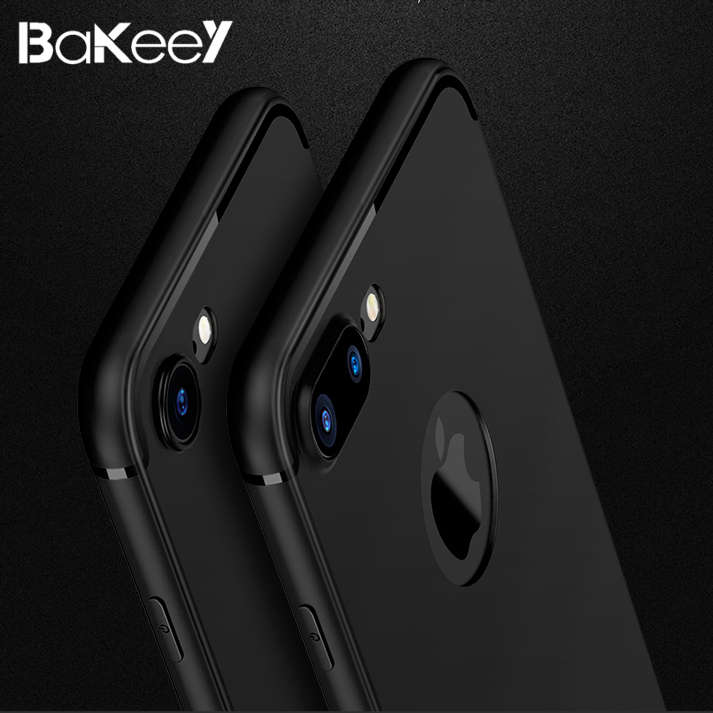 Bakeey Ultra Thin Soft TPU Matte with Dust Plug Case for iPhone 7/8