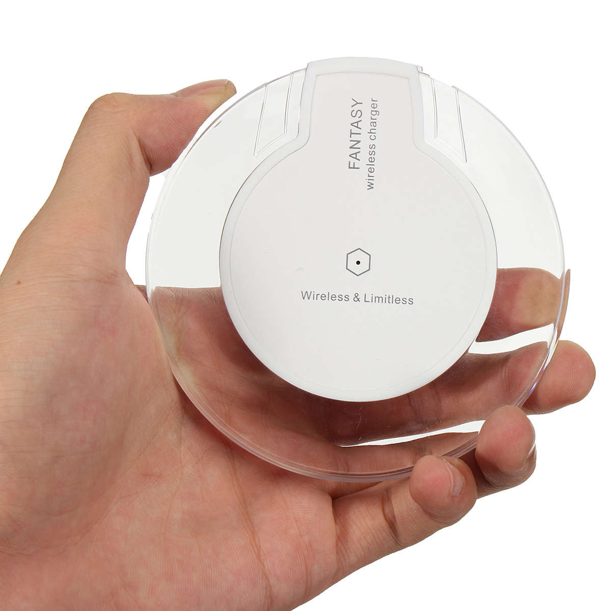 Qi Wireless Fast Charging Desktop Mobile Phone Charger Pad for Samsung S8+ S7 S7 Edge