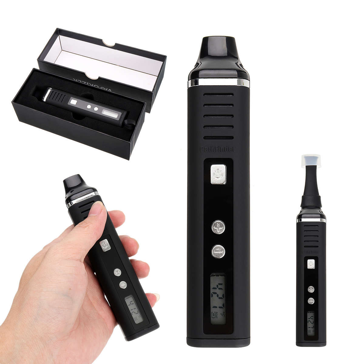 Portable Dry Herb Evaporator Ele-c Vape Pen Dry Herbal Weed Vaporizer Sprayer Temperature Control