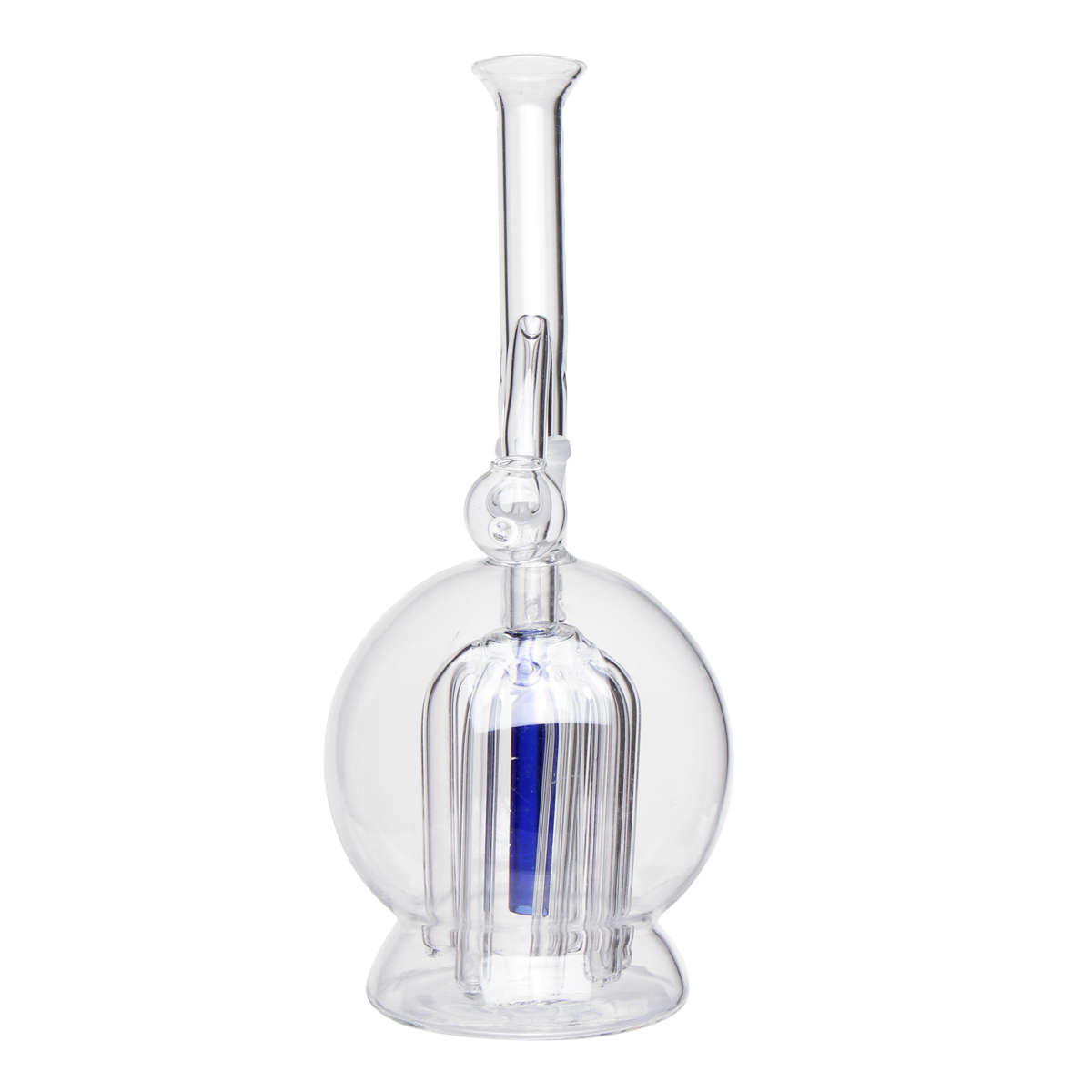 7 Inch Clear Glass Bong Pipe Bottle Water Cup Glassware Crafts Accessories