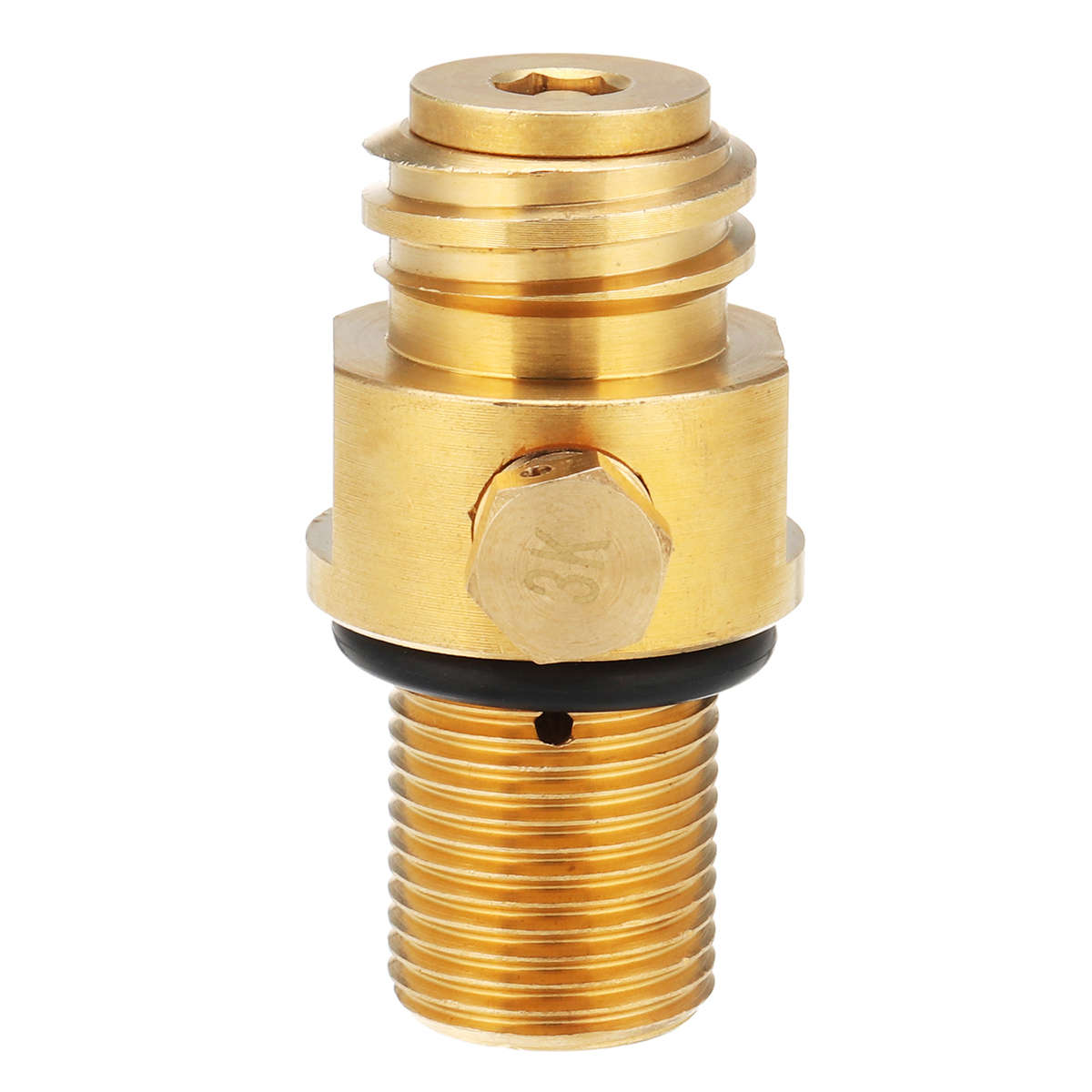 M18*1.5 Thread Replacement Valve CO2 Tank Brass Pin Valve For Soda Stream