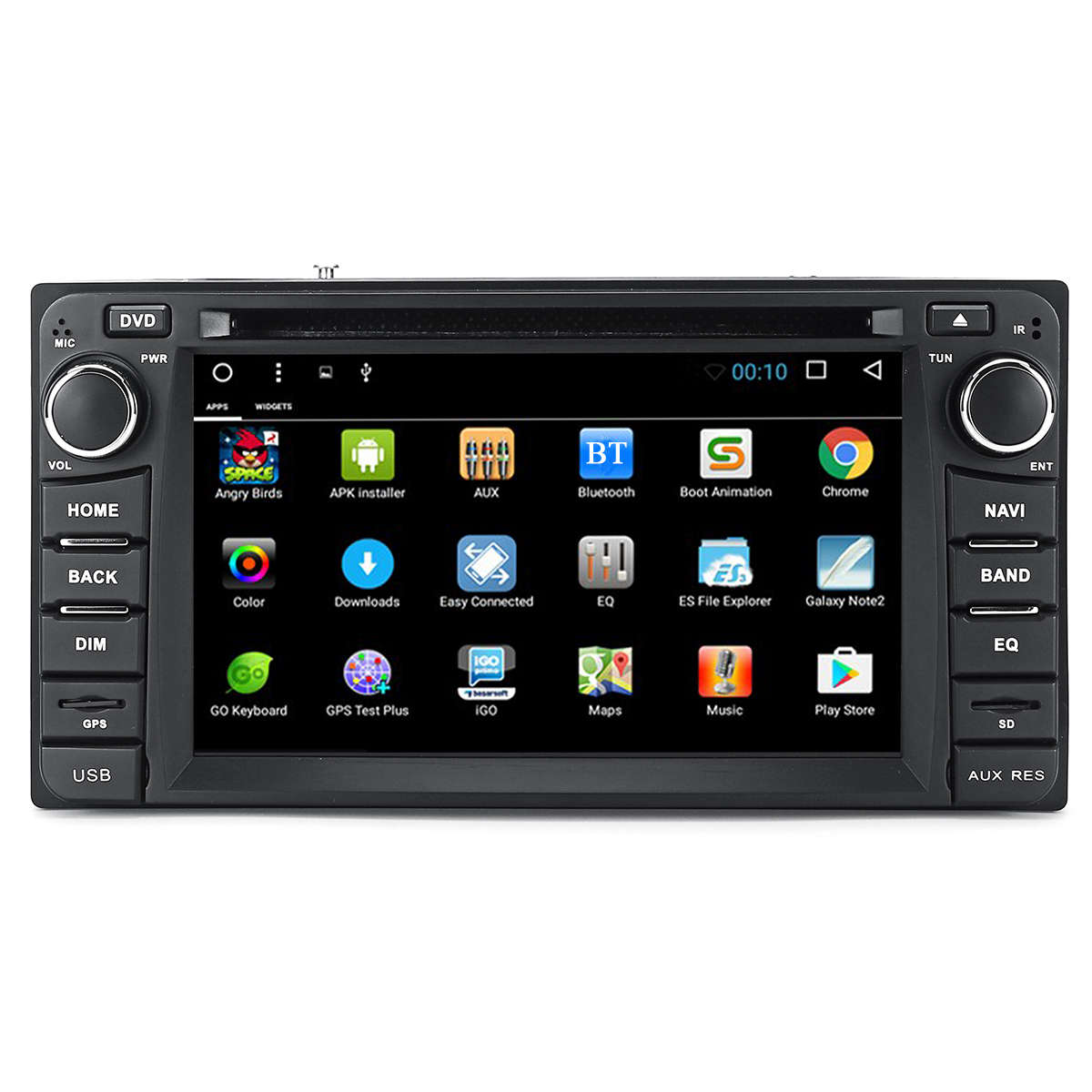 7 Inch 2 DIN 8G GPS Card bluetooth WiFi FM DVD Car Radio MP5 Player for Toyota