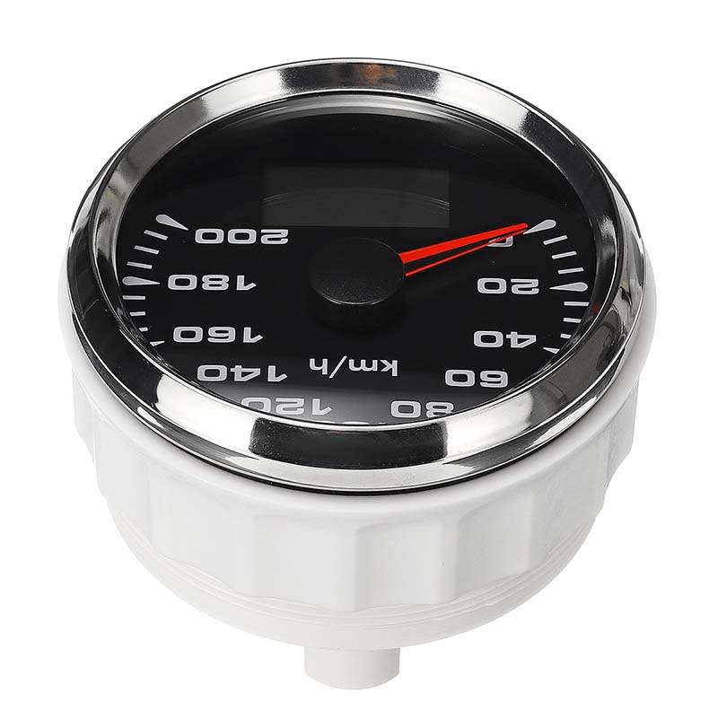 200km/h DC9-32V 85mm GPS Speedometer Speed Meter Gauge Waterproof For