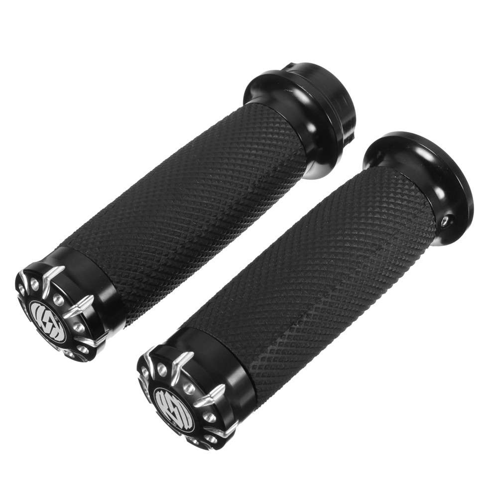 1"25mm CNC Hand Grip Motorcycle Handlebar For Harley Touring Sportster Dyna Softail
