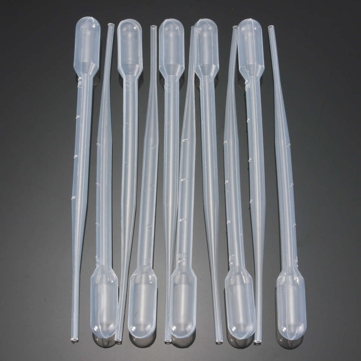 2ml Clear Plastic Liquid Transfer Pipettes Disposable Pasteur Droppers