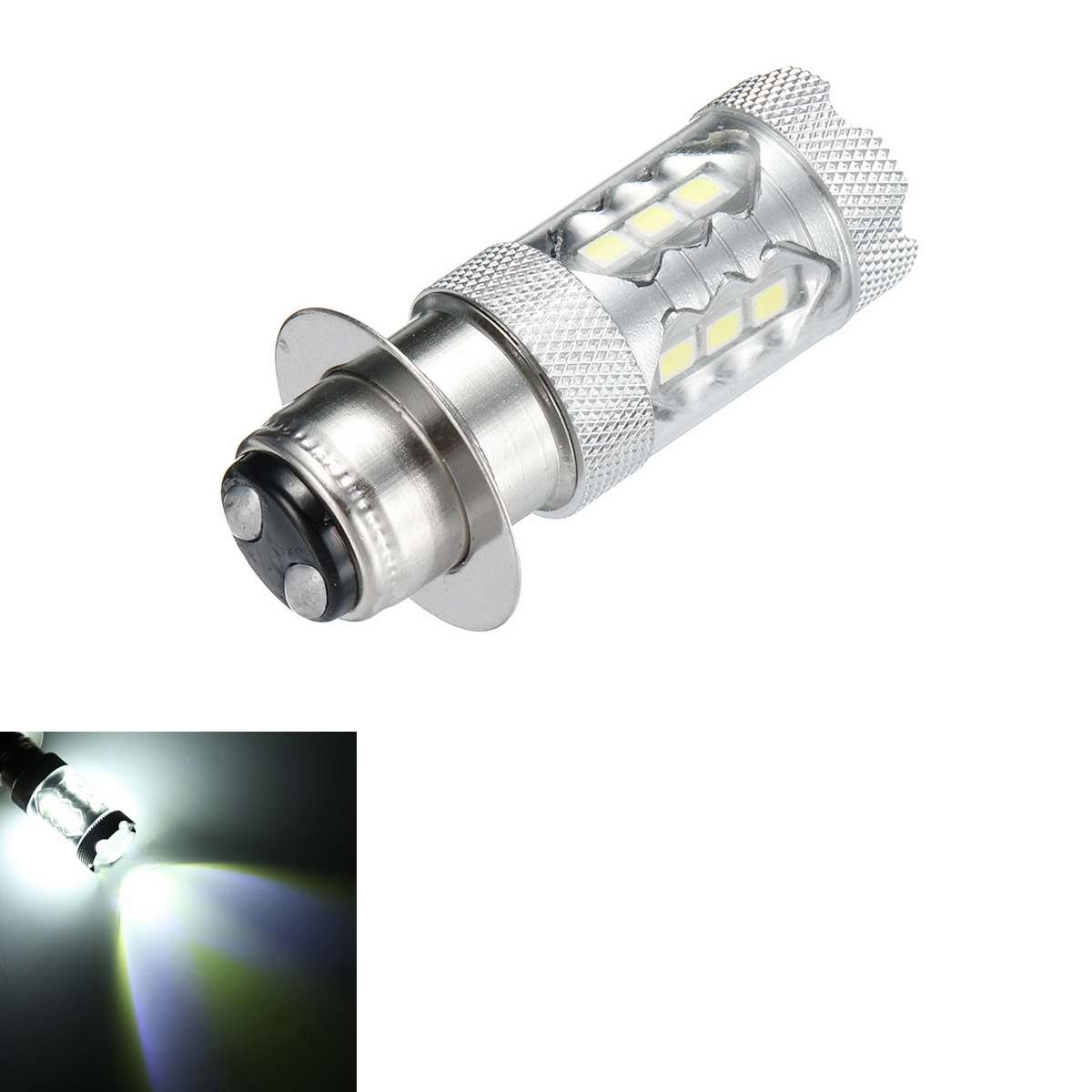 ED 80W 6000K Super White LED Headlight Bulb For Motorcycle ATV