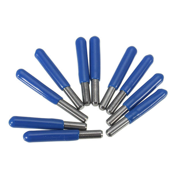 10pcs 3.175mm Shank 30 Degree Cutter 0.3mm V-shape Carbide PCB Engrav