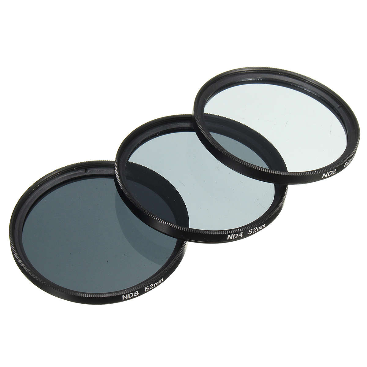 52mm ND Neutral Density Filter Set ND2 ND4 ND8 for Canon Nikon DSLR Lens