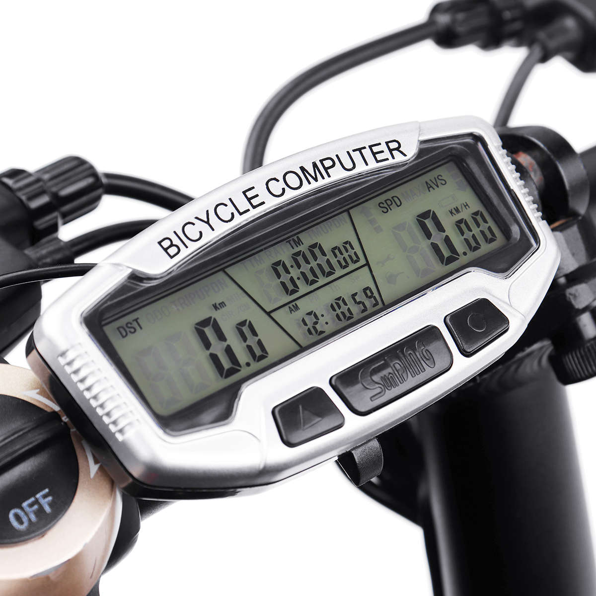 Wireless Waterproof LCD Bicycle Computer Odometer Speedometer