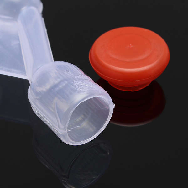 Plastic Brewed Check Valve Isolated Air Fermentation with Rubber Stopper