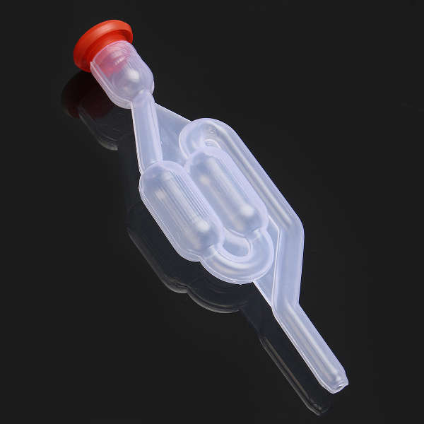 Plastic Brewed Check Valve Isolated Air Fermentation with Rubber Stopper