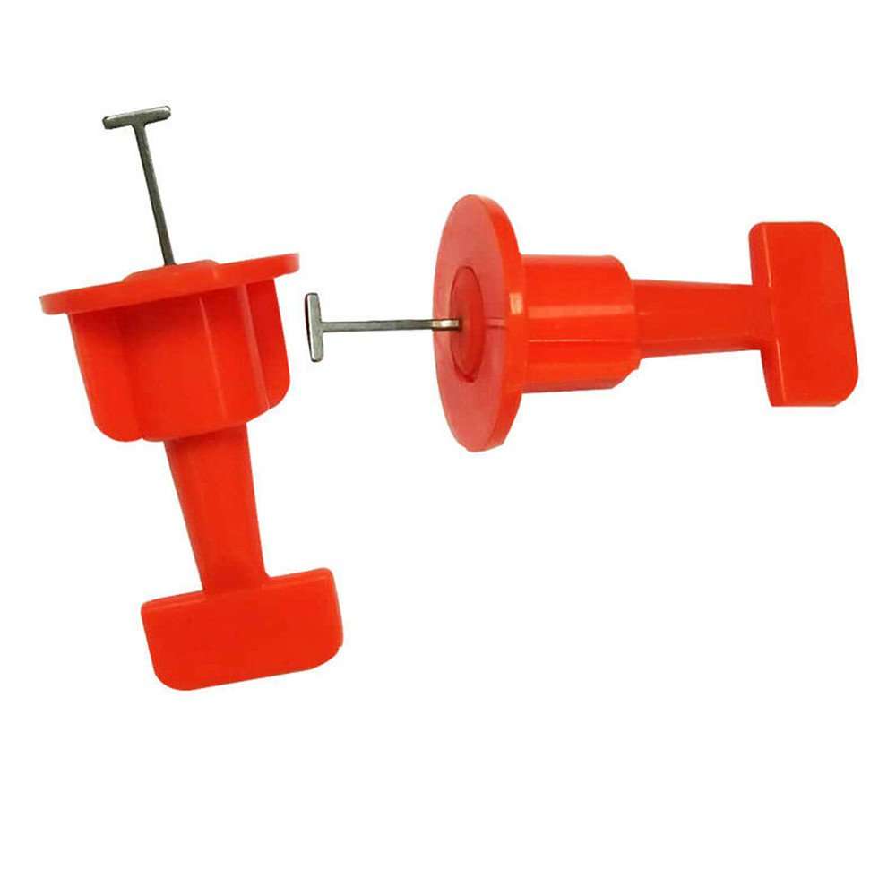 50pcs Plastic Ceramic Tile Leveler Tools Tile Leveling Locator T Leveling System Kits Tile Spacers
