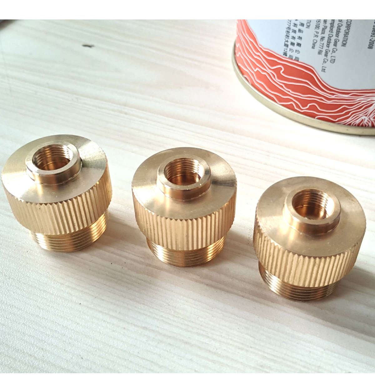 IPRee Camping Cooking Stove Converter Copper Propane MAPP Gas Regulator Valve Adapter