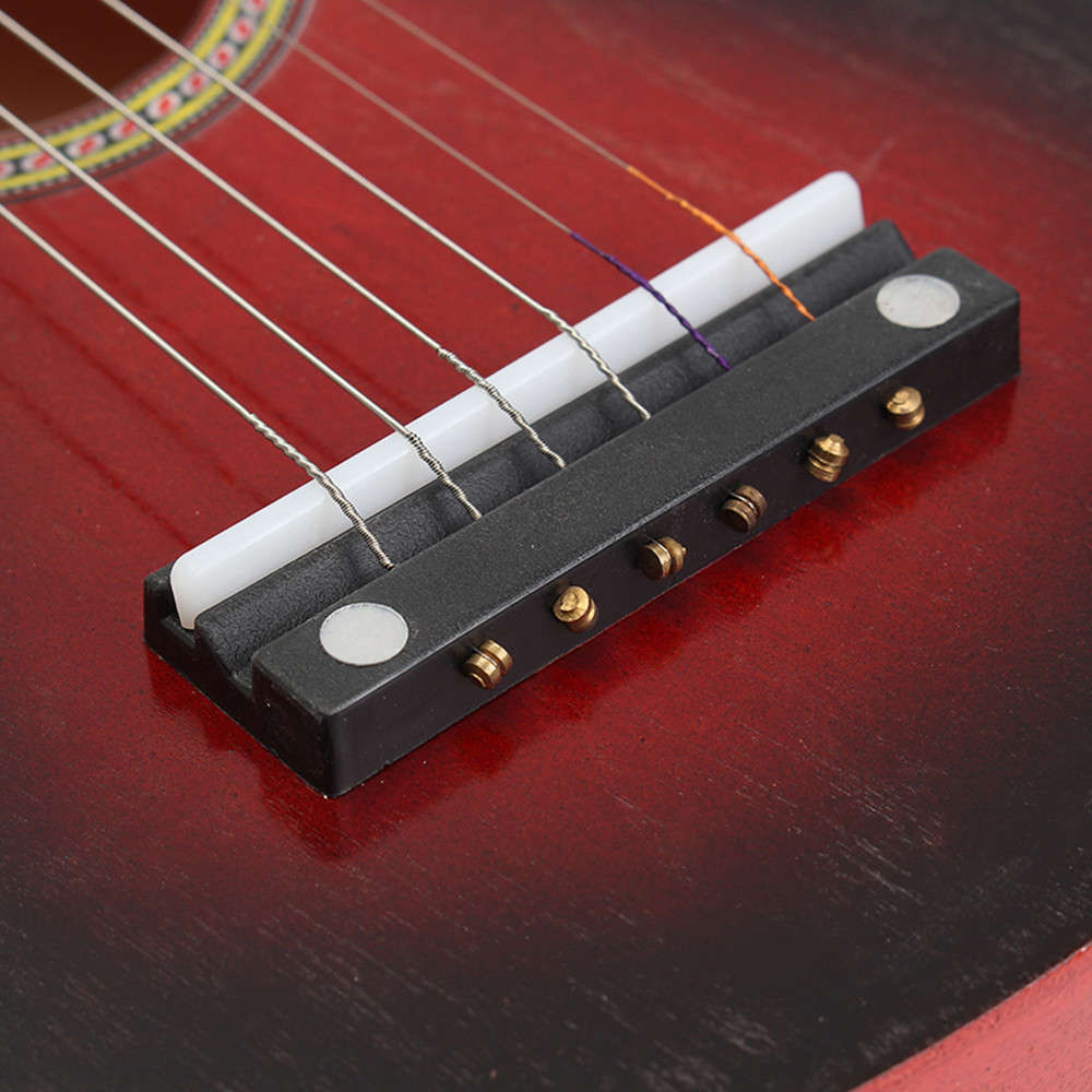 21'' Beginners Basswood Acoustic Guitar 6 String Practice Music Instruments