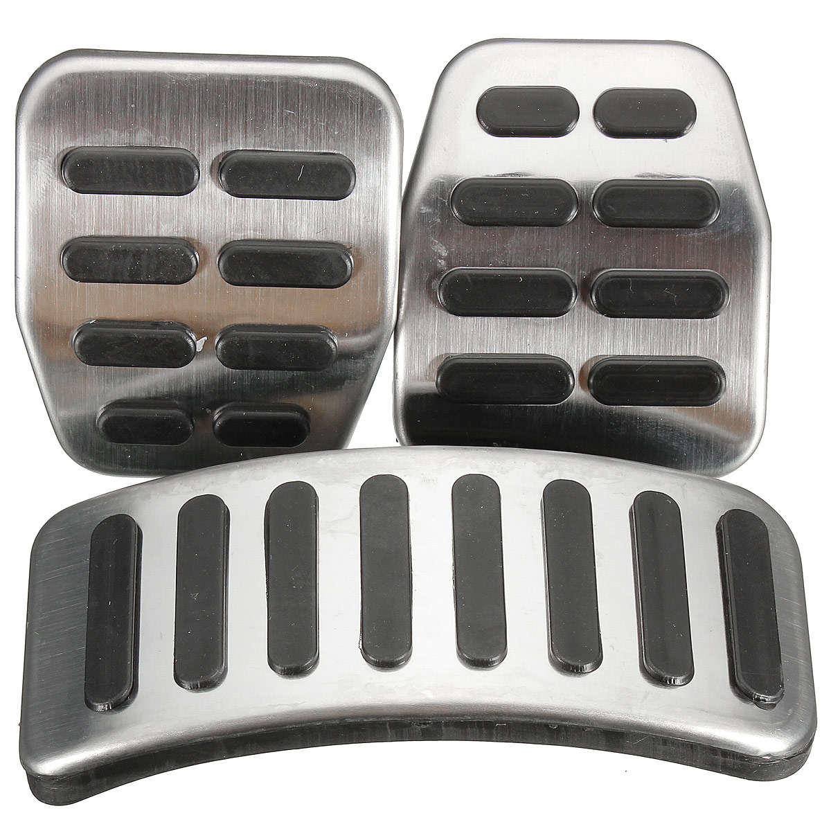 VW Polo Stainless Steel MT Pedal Pads For VW Polo Jetta MK4 Bora Lavida Golf MK4 Fabia