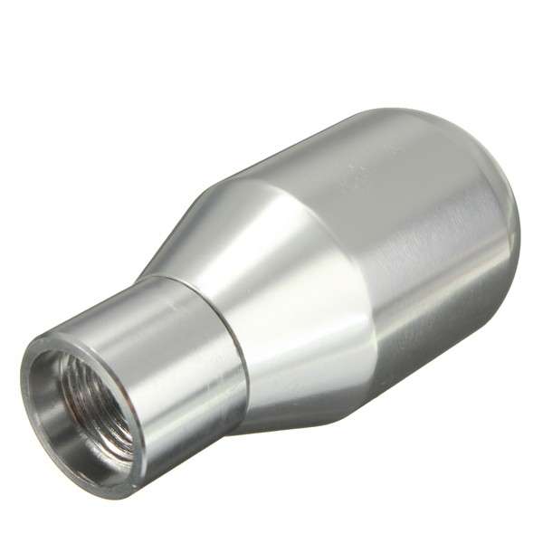 Speed Manual Gearshifter Aluminum Silver Shift Knob Gear Stick
