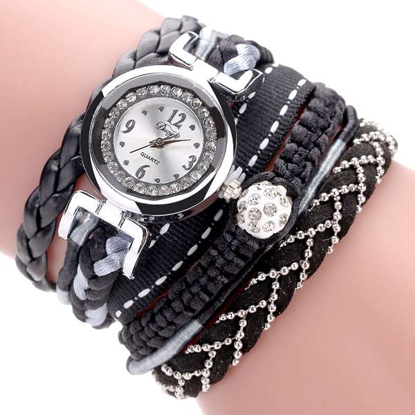 Ladies Bracelet Watch Braided Quartz Watches