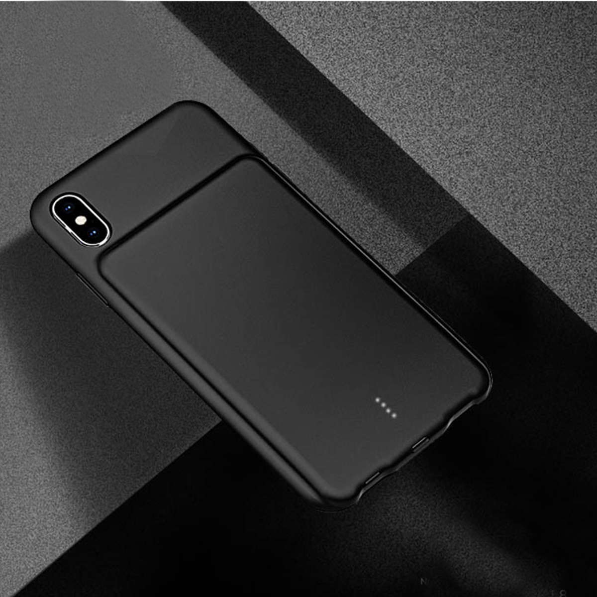 5000mAh External Battery Charger Power Bank Protective Case For iPhone XS Max (COLOR: BLACK)