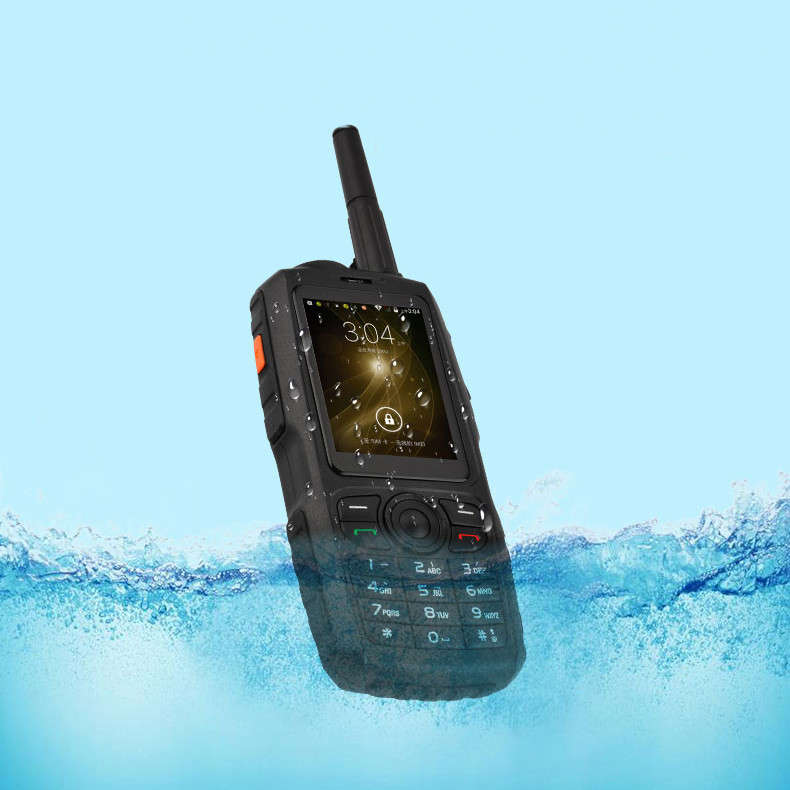 A17 3G Network WIFI 2800mAh IP68 Waterproof Intercom Zello PTT Android GPS B