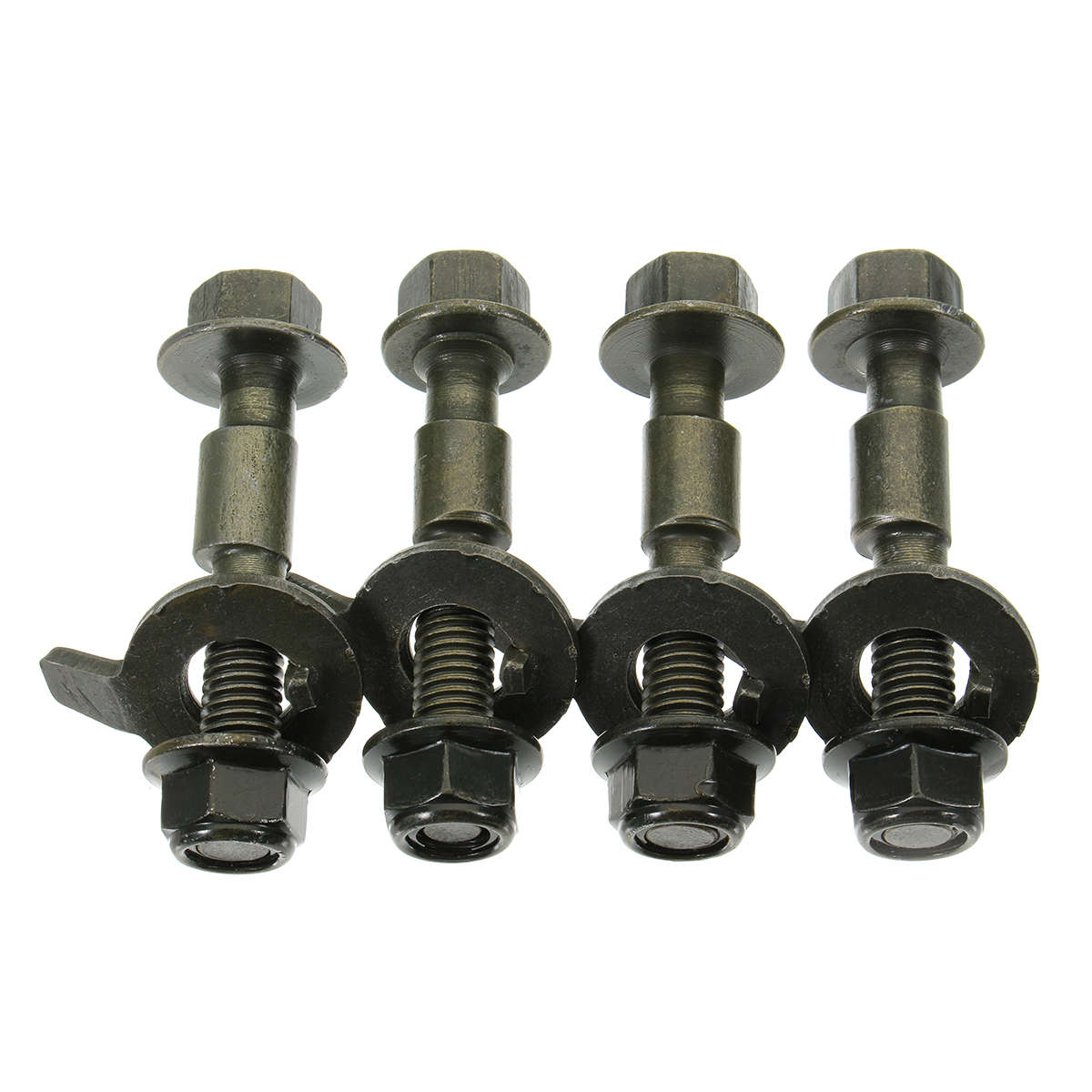 4pcs Four Wheel Alignment Camber Bolt 10.9 Eccentric Screw Green 12mm Car Repair Tool