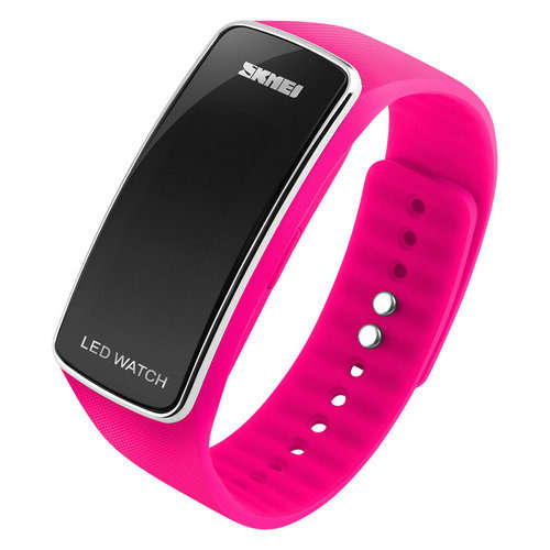 SKMEI 1119 LED Digital Watch Outdoor Activity Silicone Strap Children Sport Watch
