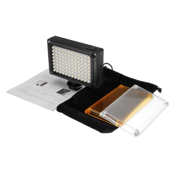 Ulanzi 96LED LED Video Light Photo Studio On-camera Light with Hot shoe - 0.20kg