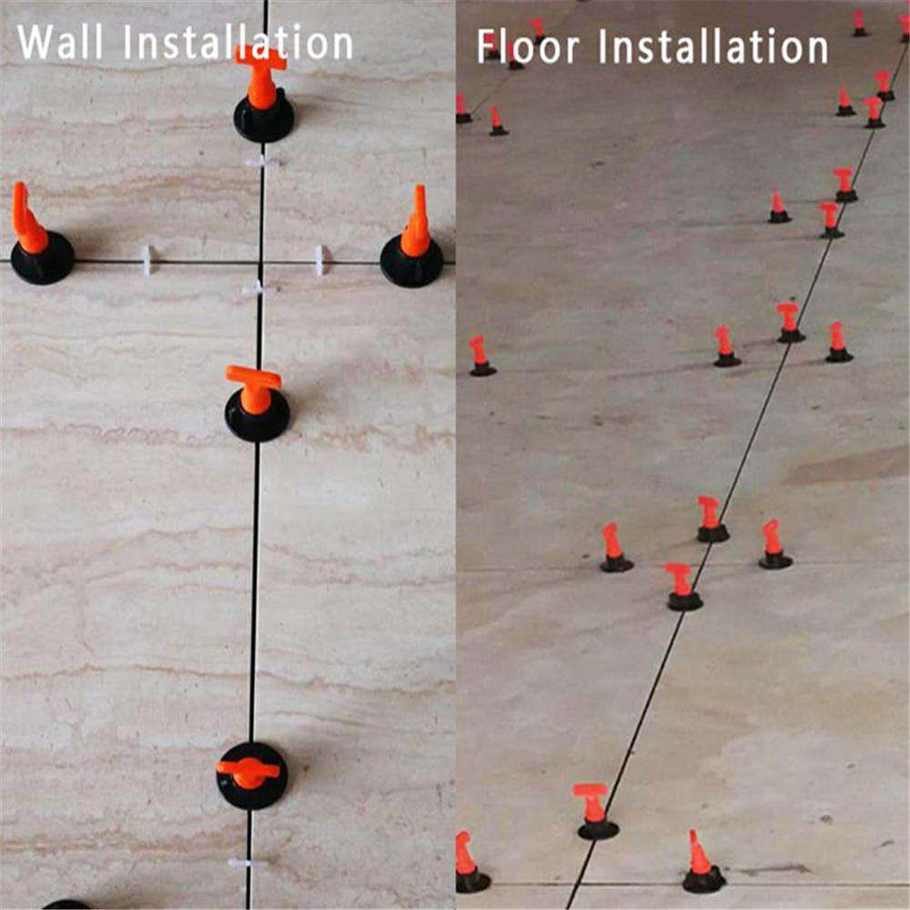 50pcs Plastic Ceramic Tile Leveler Tools Tile Leveling Locator T Leveling System Kits Tile Spacers