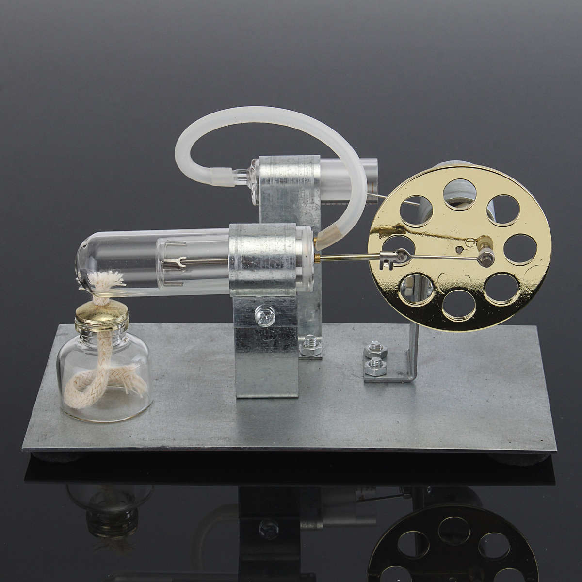 Mini Hot Air Stirling Engine Model Engine Model DIY Science Toy